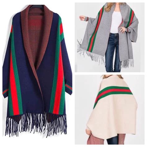 gucci inspired poncho wholesale